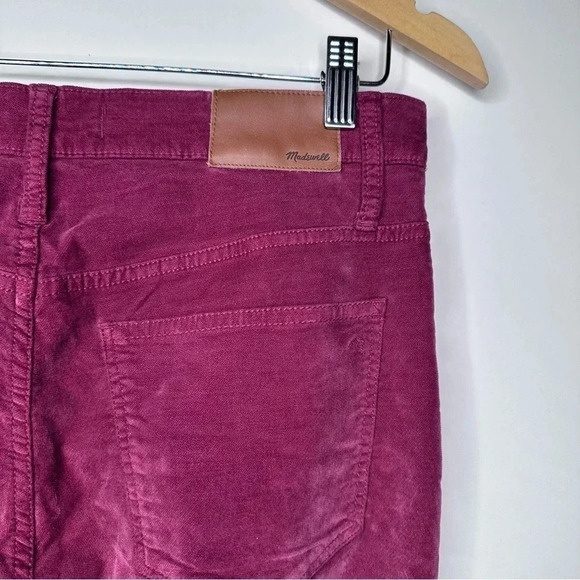 Madewell Stretch Velvet Edition 10” High-Rise Skinny Jeans Size 28 - Picture 10 of 15